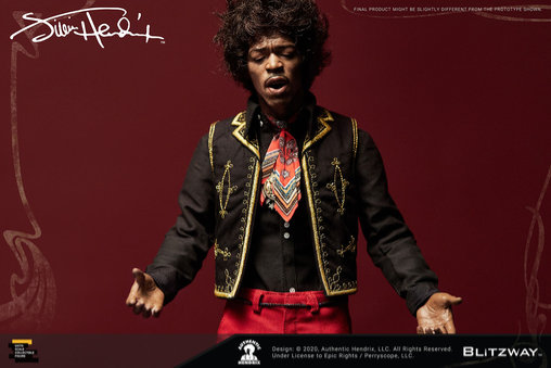 Gods of Music: Jimi Hendrix, 1/6 Figur von Blitzway