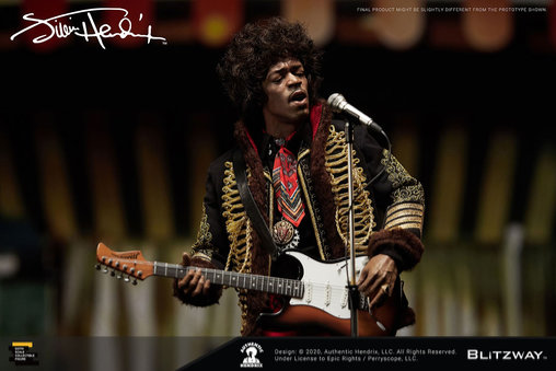 Gods of Music: Jimi Hendrix, 1/6 Figur von Blitzway