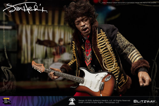 Gods of Music: Jimi Hendrix, 1/6 Figur von Blitzway