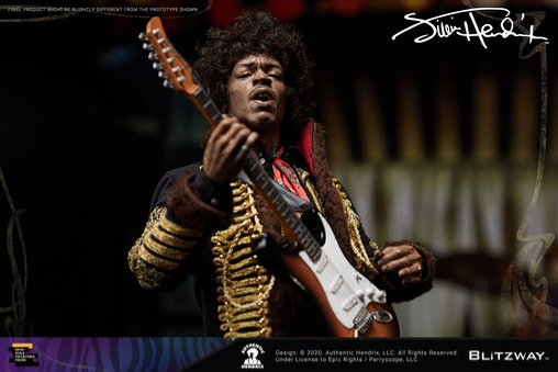 Gods of Music: Jimi Hendrix, 1/6 Figur von Blitzway