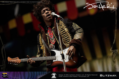 Gods of Music: Jimi Hendrix, 1/6 Figur von Blitzway