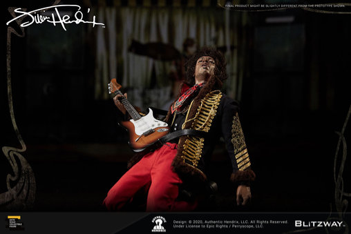 Gods of Music: Jimi Hendrix, 1/6 Figur von Blitzway