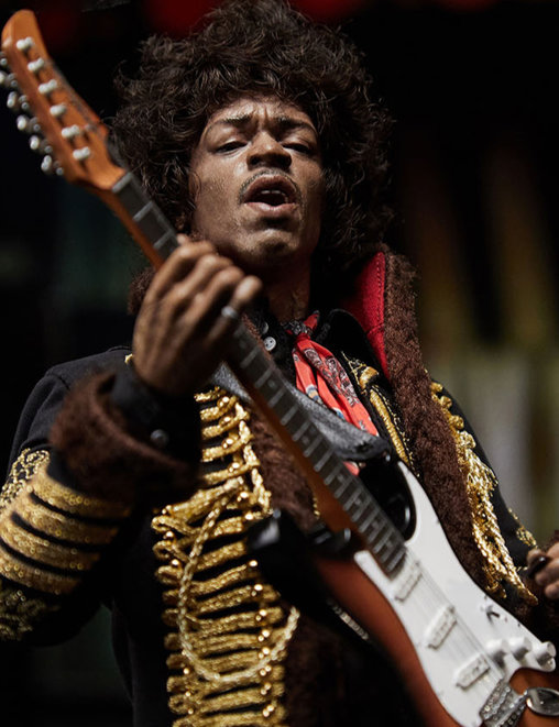 Gods of Music: Jimi Hendrix, 1/6 Figur von Blitzway