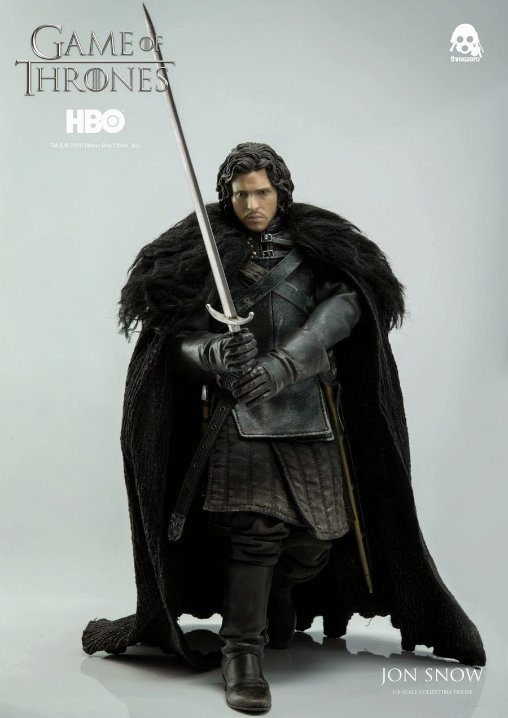 Game of Thrones: Jon Snow und Ghost, 1/6 Figur von ThreeZero