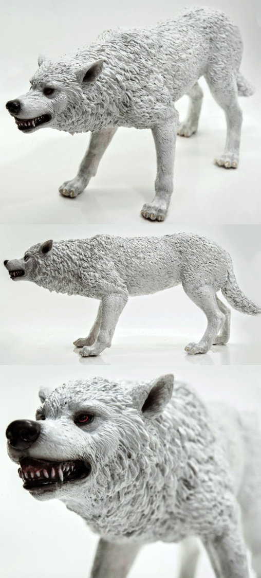 Game of Thrones: Jon Snow und Ghost, 1/6 Figur von ThreeZero