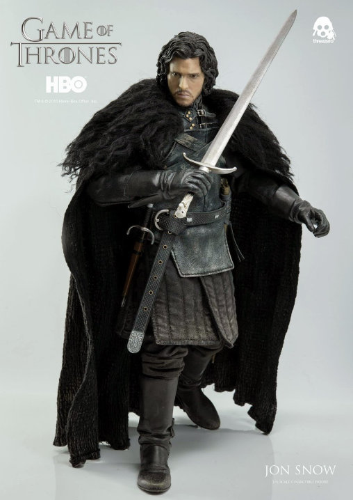 Game of Thrones: Jon Snow und Ghost, 1/6 Figur von ThreeZero