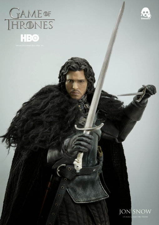 Game of Thrones: Jon Snow und Ghost, 1/6 Figur von ThreeZero