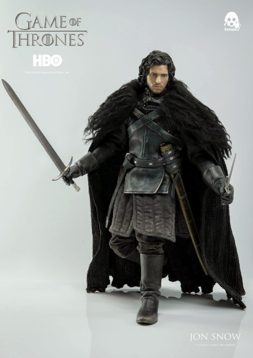 Game of Thrones: Jon Snow und Ghost, 1/6 Figur von ThreeZero