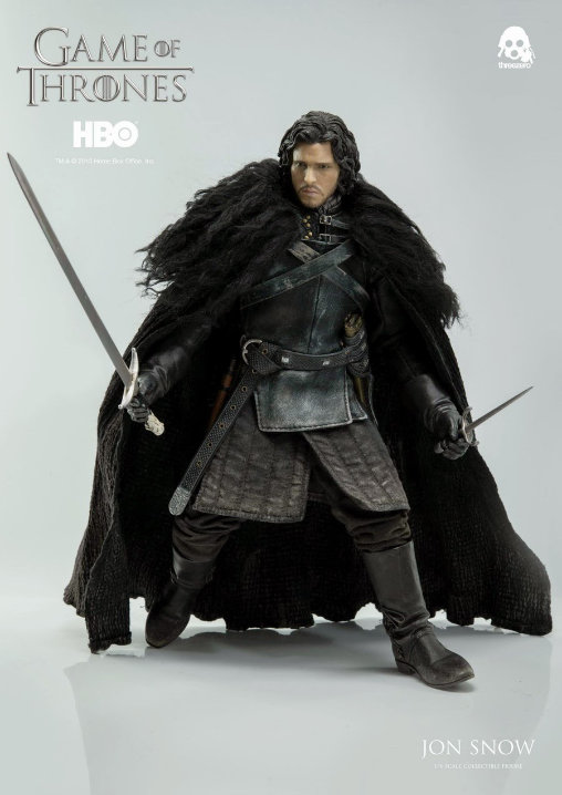 Game of Thrones: Jon Snow und Ghost, 1/6 Figur von ThreeZero