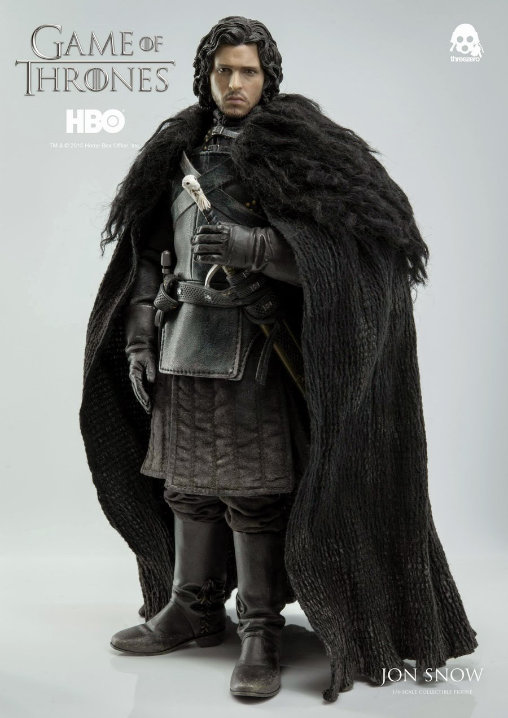 Game of Thrones: Jon Snow und Ghost, 1/6 Figur von ThreeZero
