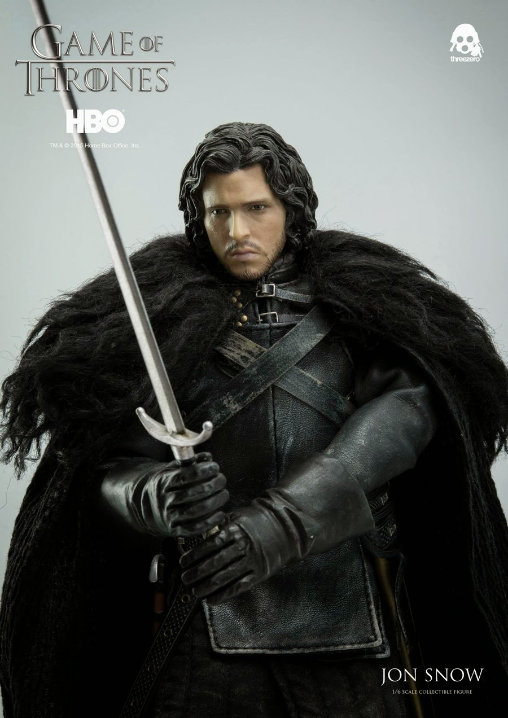 Game of Thrones: Jon Snow und Ghost, 1/6 Figur von ThreeZero