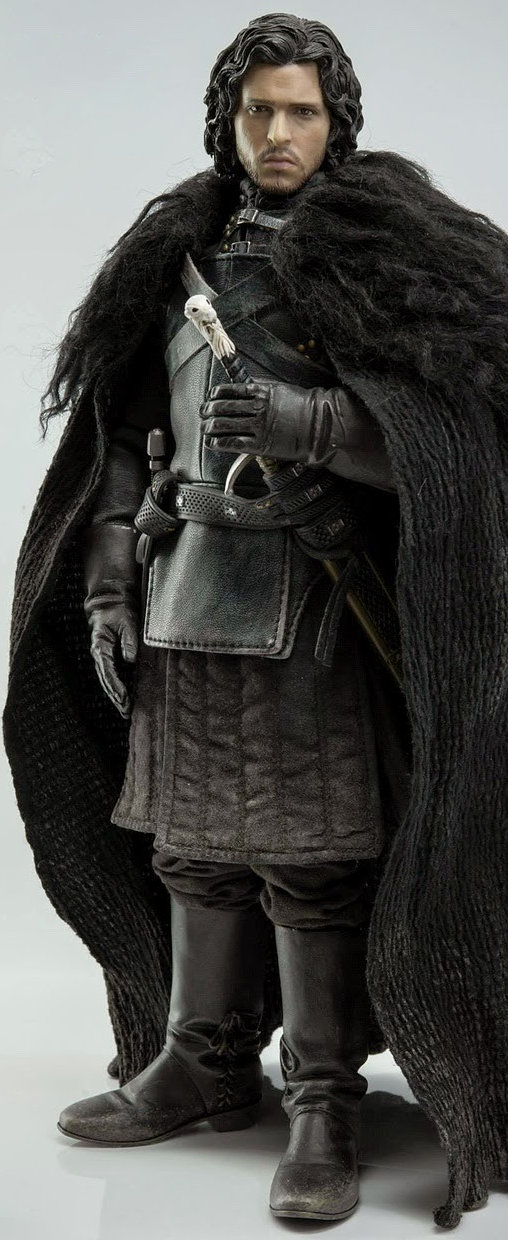 Game of Thrones: Jon Snow und Ghost, 1/6 Figur von ThreeZero