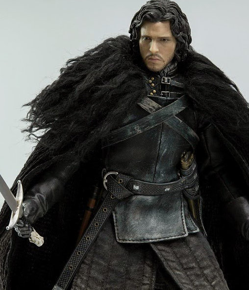 Game of Thrones: Jon Snow und Ghost, 1/6 Figur von ThreeZero