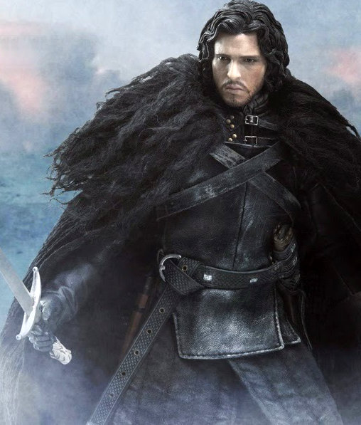 Game of Thrones: Jon Snow und Ghost, 1/6 Figur von ThreeZero