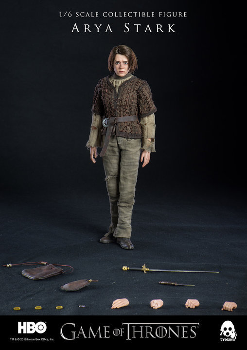 Game of Thrones: Arya Stark, 1/6 Figur von ThreeZero
