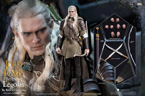 Herr der Ringe: Legolas at Helms Deep, 1/6 Figur von Asmus Toys