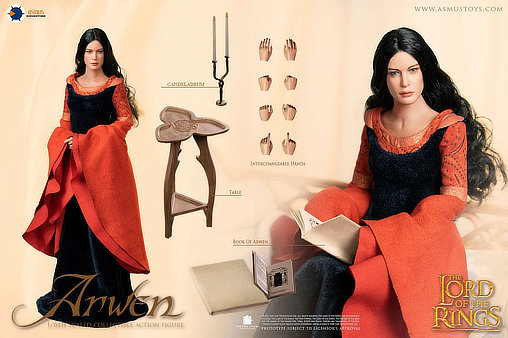 Herr der Ringe: Arwen in Death Frock, 1/6 Figur von Asmus Toys