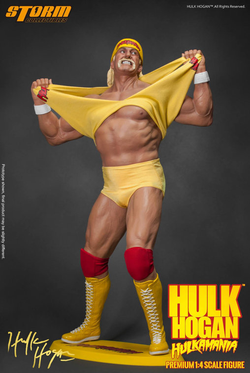 Hulkamania: Hulk Hogan, Statue von Storm Collectibles