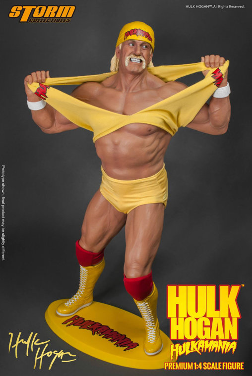Hulkamania: Hulk Hogan, Statue von Storm Collectibles