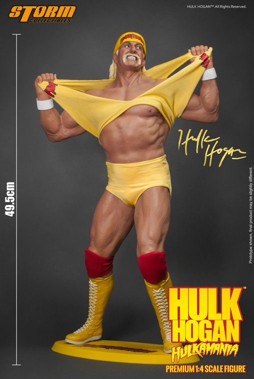 Hulkamania: Hulk Hogan, Statue von Storm Collectibles