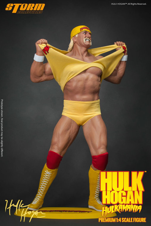 Hulkamania: Hulk Hogan, Statue von Storm Collectibles