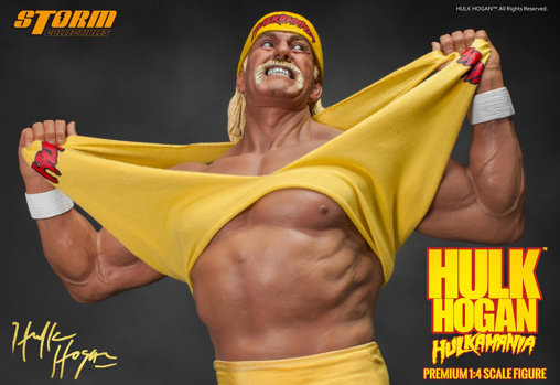 Hulkamania: Hulk Hogan, Statue von Storm Collectibles