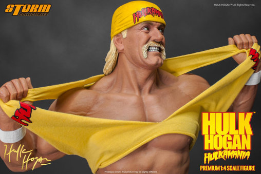 Hulkamania: Hulk Hogan, Statue von Storm Collectibles