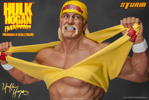 Hulkamania: Hulk Hogan, Statue von Storm Collectibles