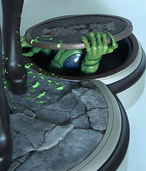 Heavy Metal: Cybercop, Statue von HCG