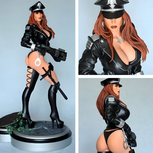 Heavy Metal: Cybercop, Statue von HCG