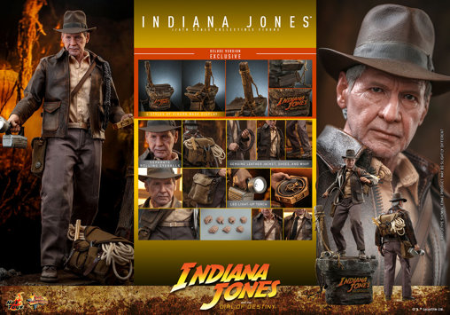 Indiana Jones und das Rad des Schicksals: Indiana Jones - Deluxe, 1/6 Figur von Hot Toys