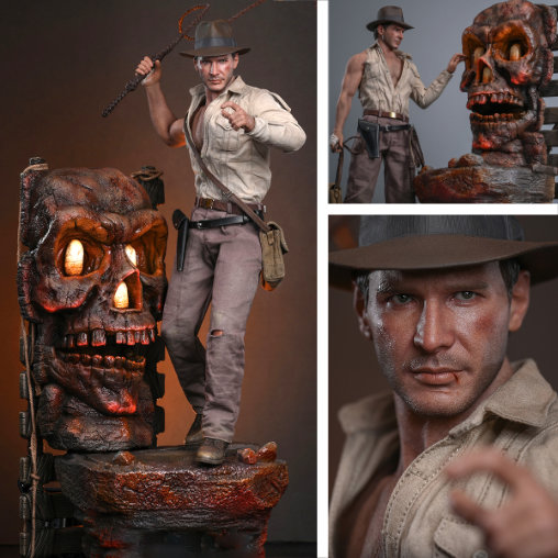 Indiana Jones und der Tempel des Todes: Indiana Jones - Deluxe, 1/6 Figur von Hot Toys