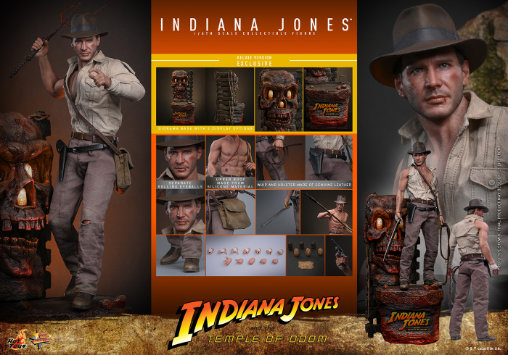 Indiana Jones und der Tempel des Todes: Indiana Jones - Deluxe, 1/6 Figur von Hot Toys