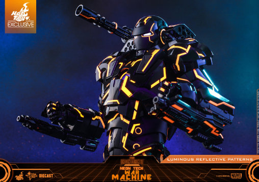 Iron Man 2: Neon Tech War Machine - DieCast, 1/6 Figur von Hot Toys
