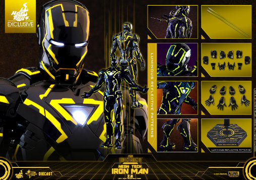 Iron Man 2: Neon Tech Iron Man 2.0 - DieCast, 1/6 Figur ... https://spaceart.de/produkte/iron-man-2-neon-tech-iron-man-20-diecast-1-6-figur-hot-toys-mms523d29-irm005.php