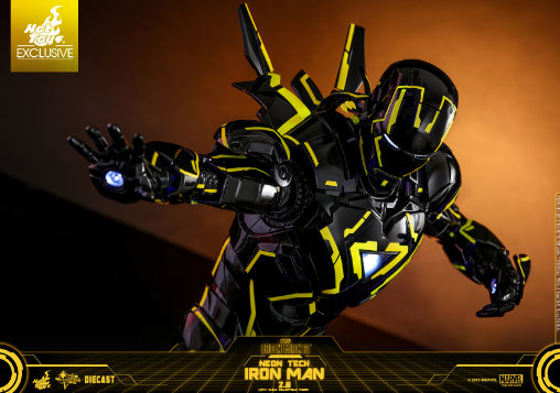 Iron Man 2: Neon Tech Iron Man 2.0 - DieCast, 1/6 Figur von Hot Toys