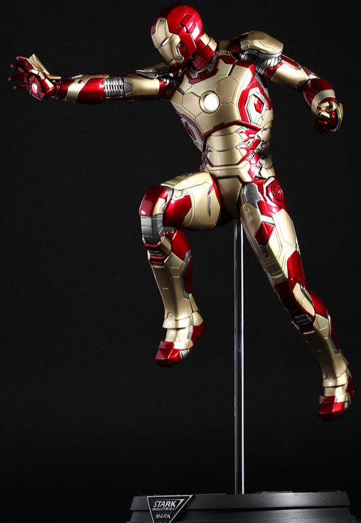 Iron Man 3: Iron Man Mark XLII - Power Pose, 1/6 Figur von Hot Toys