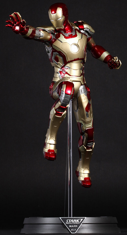 Iron Man 3: Iron Man Mark XLII - Power Pose, 1/6 Figur von Hot Toys