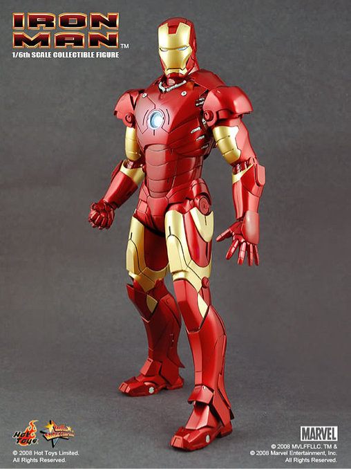 Iron Man 1: Iron Man Mark III, 1/6 Figur von Hot Toys