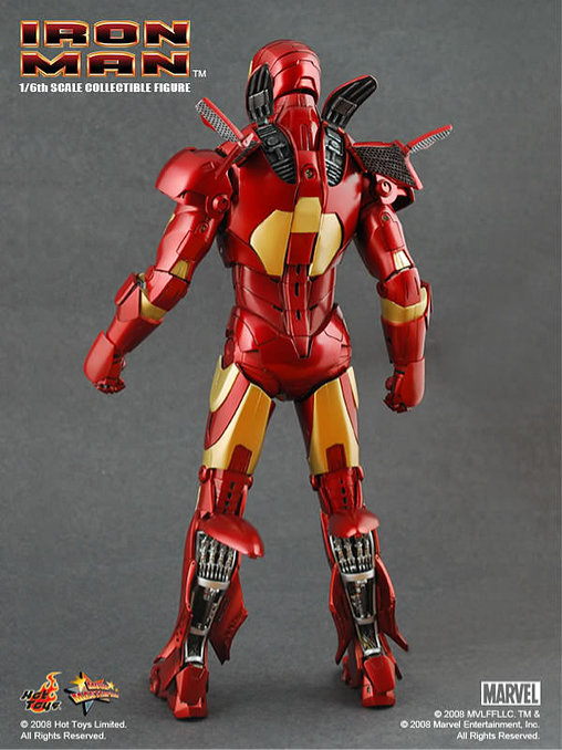 Iron Man 1: Iron Man Mark III, 1/6 Figur von Hot Toys