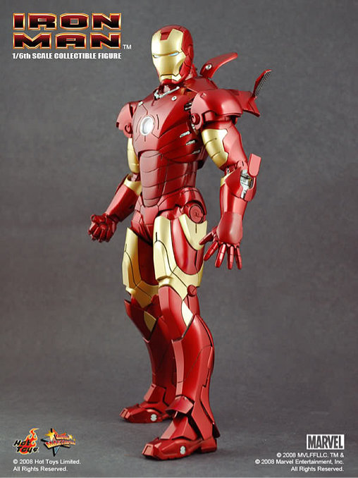 Iron Man 1: Iron Man Mark III, 1/6 Figur von Hot Toys