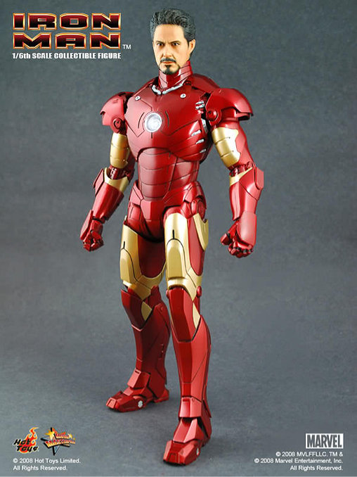 Iron Man 1: Iron Man Mark III, 1/6 Figur von Hot Toys