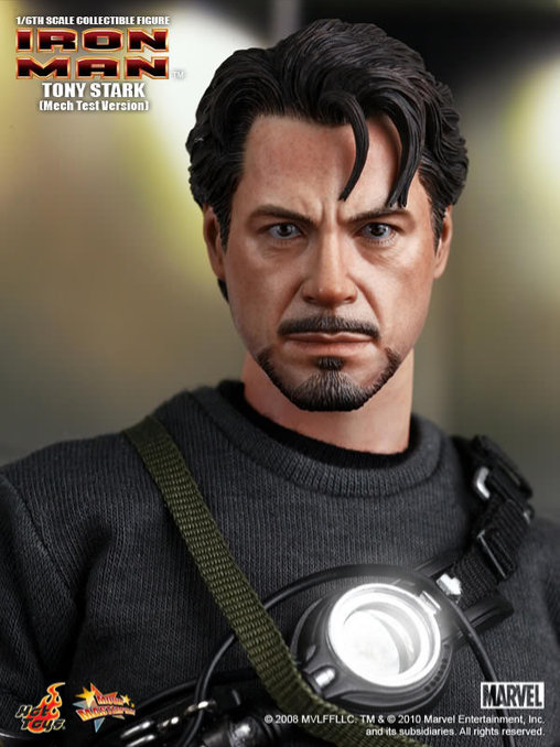 Iron Man 1: Tony Stark - Mech Test Version, 1/6 Figur von Hot Toys