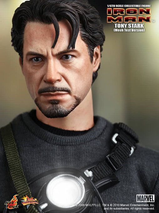 Iron Man 1: Tony Stark - Mech Test Version, 1/6 Figur von Hot Toys