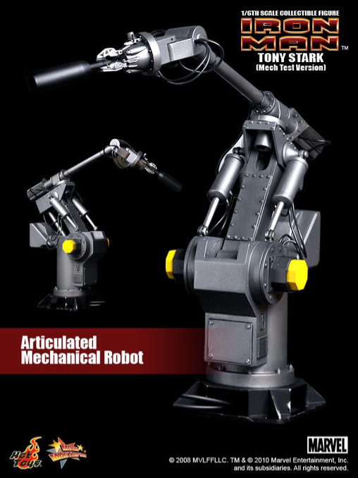 Iron Man 1: Tony Stark - Mech Test Version, 1/6 Figur von Hot Toys