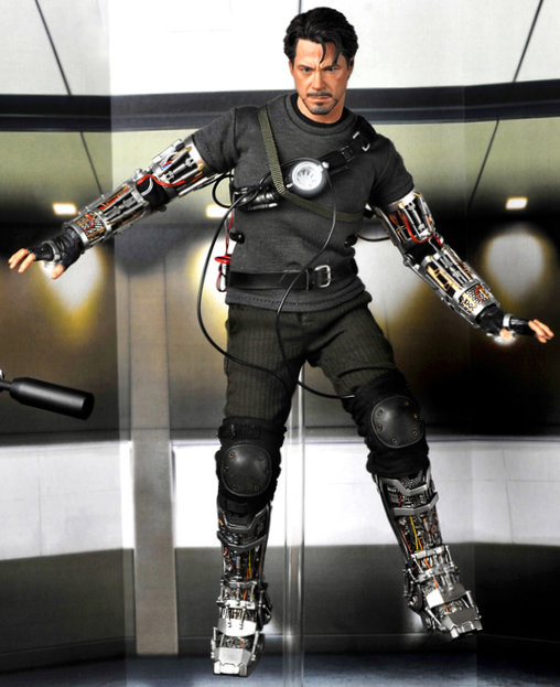 Iron Man 1: Tony Stark - Mech Test Version, 1/6 Figur von Hot Toys