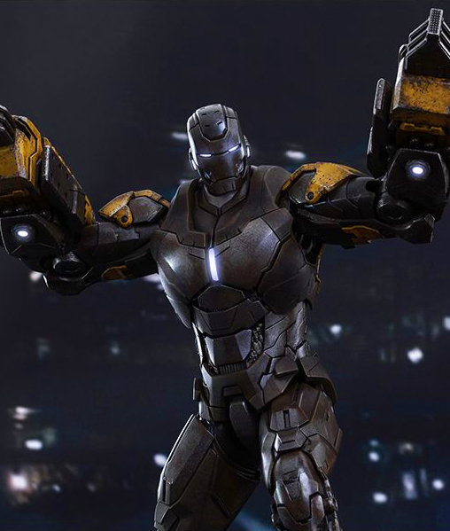 Iron Man 3: Iron Man Mark XXV Striker, 1/6 Figur von Hot Toys
