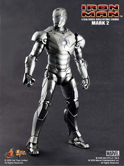 Iron Man 1: Iron Man Mark II, 1/6 Figur von Hot Toys