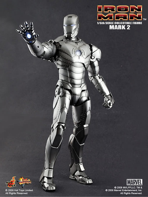 Iron Man 1: Iron Man Mark II, 1/6 Figur von Hot Toys