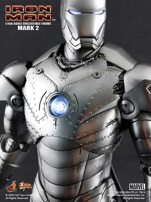 Iron Man 1: Iron Man Mark II, 1/6 Figur von Hot Toys